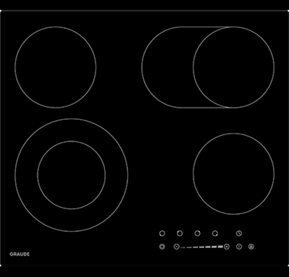 GRAUDE EK 60.2 электрическая варочная панель черный