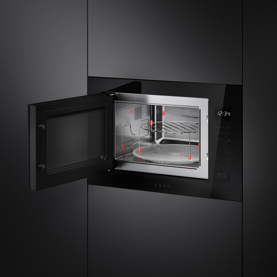 SMEG FMI225BI микроволновая печь черный