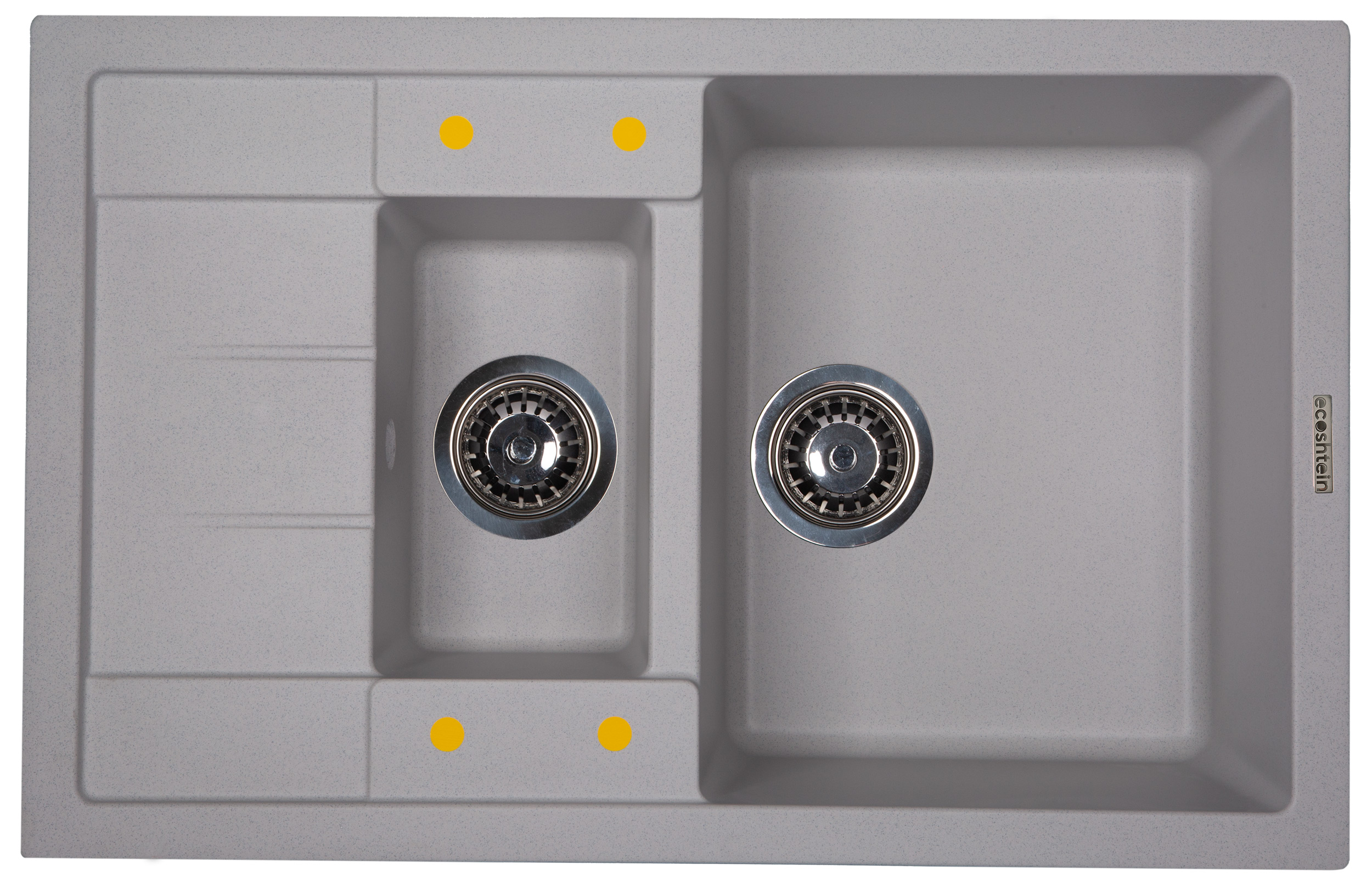 ECOSHTEIN RECHTECK 781.5 кухонная мойка серый