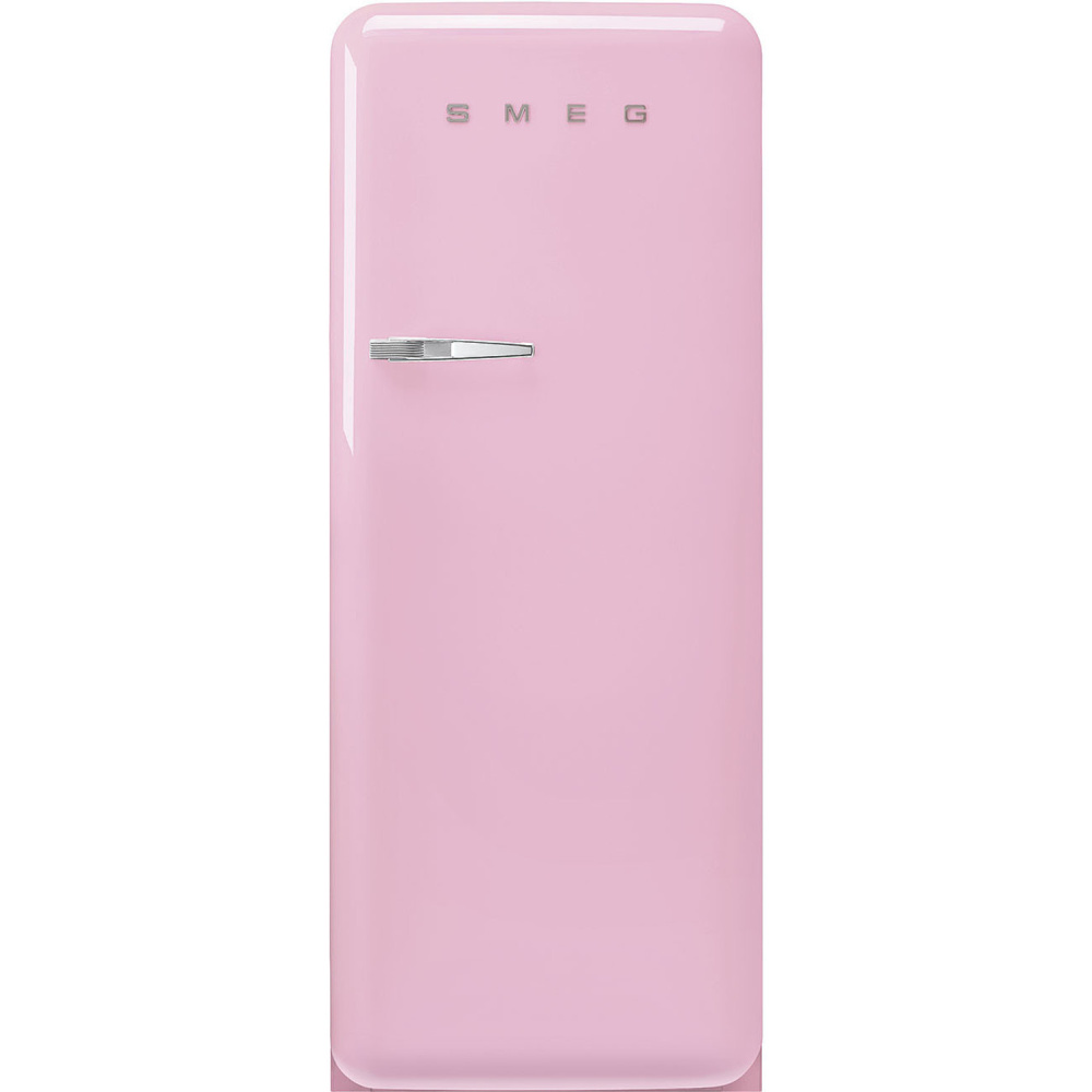 SMEG FAB28RPK5 розовый отдельностоящий холодильник стиль 50-х годов