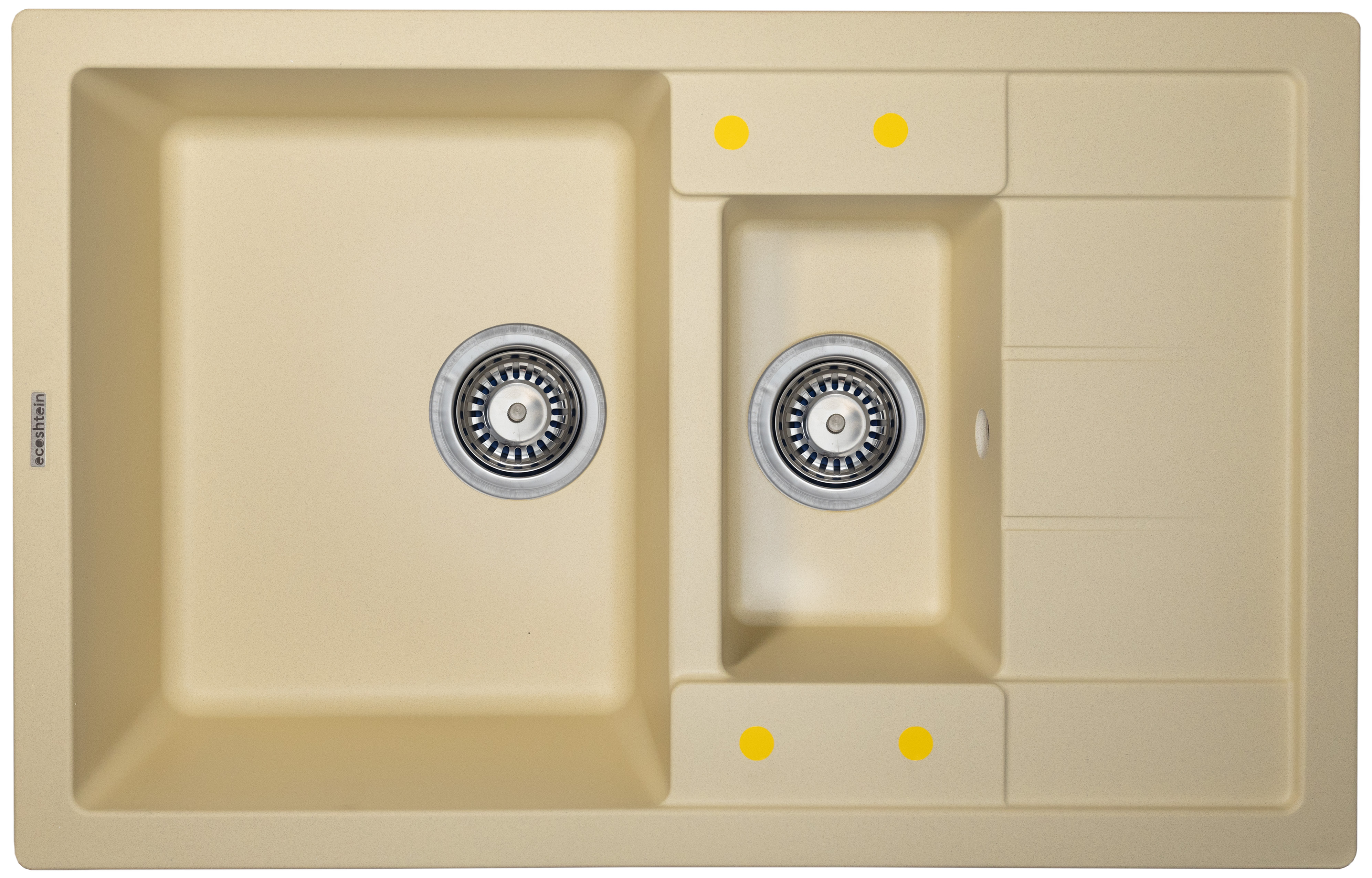 ECOSHTEIN RECHTECK 781.5 кухонная мойка шампань