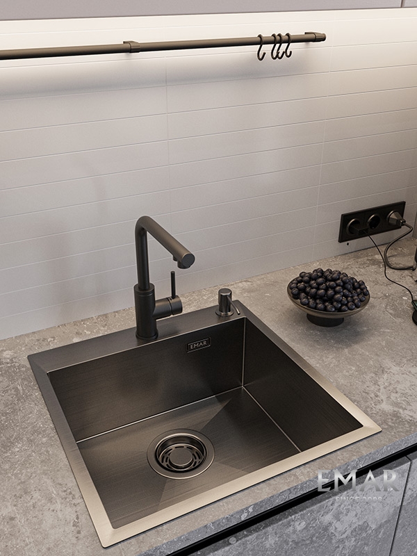 EMAR EMB-117A мойка Nano Dark