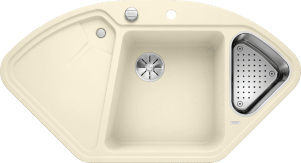BLANCO DELTA II SILGRANIT PuraDur InFino мойка кремовый
