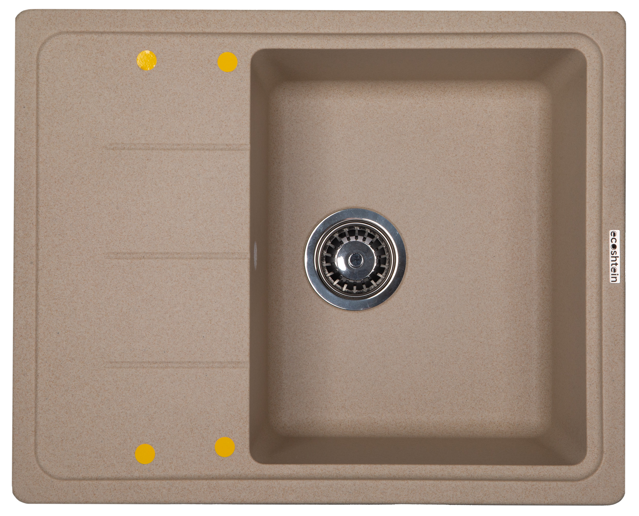 ECOSHTEIN RECHTECK 620 кухонная мойка бежевый