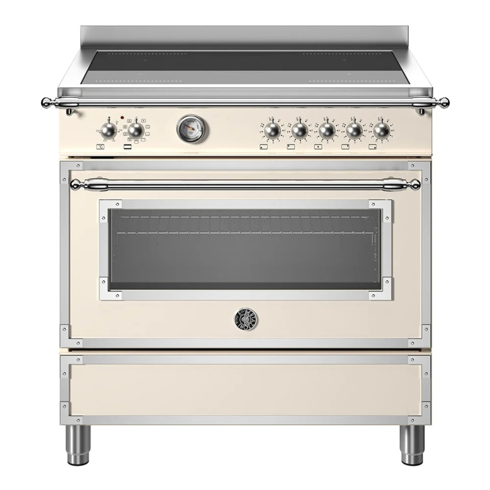 BERTAZZONI HER95I1EAVT индукционный варочный центр кремовый матовый