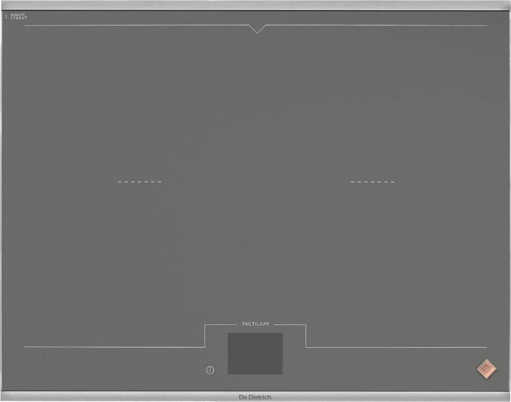 DE DIETRICH DPI7698GS HORIZONE CHEF TACTILIUM ИНДУКЦИОННАЯ ВАРОЧНАЯ ПАНЕЛЬ 65 CM серый