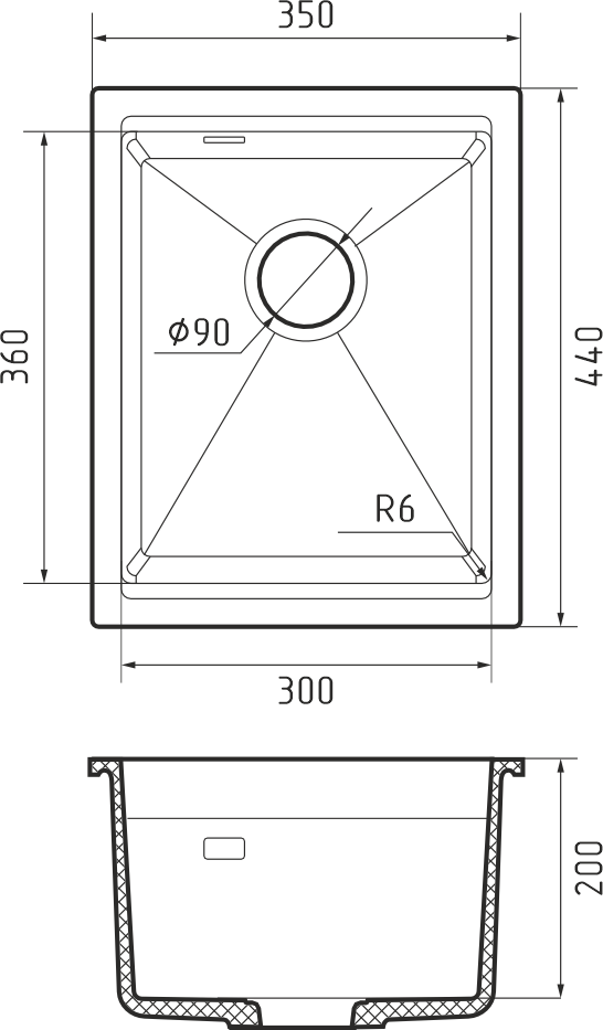 RIVELATO LN-354 brina мойка иней