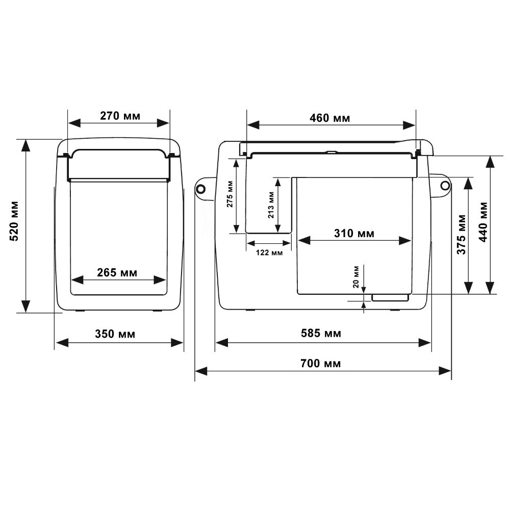 INDEL B TB51A автохолодильник
