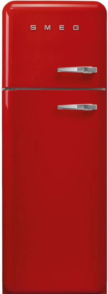 SMEG FAB30LRD5 красный отдельностоящий двухдверный холодильник стиль 50-х годов