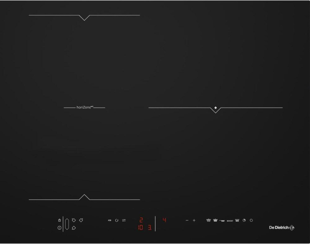 DE DIETRICH DPI7580B HORIZONE ИНДУКЦИОННАЯ ВАРОЧНАЯ ПАНЕЛЬ 65 СМ черный