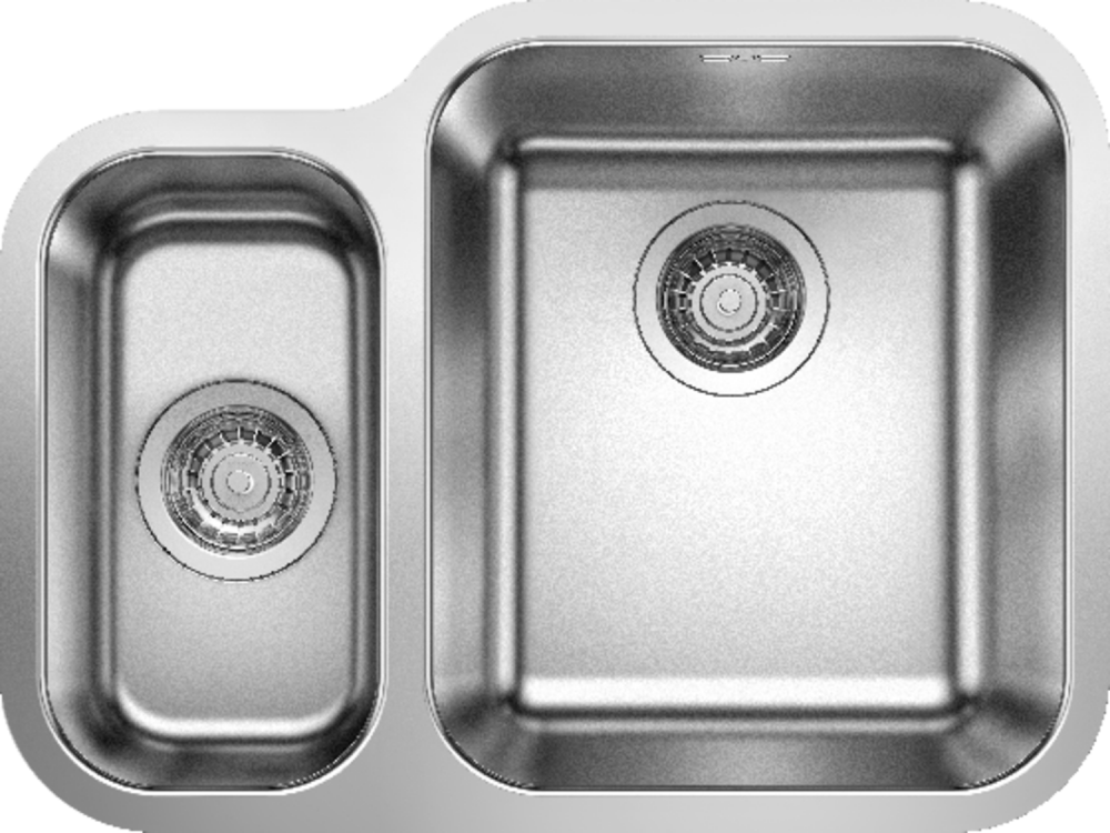 BLANCO SUPRA 340/180-U Stainless Steel Deluxe мойка нержавеющая сталь