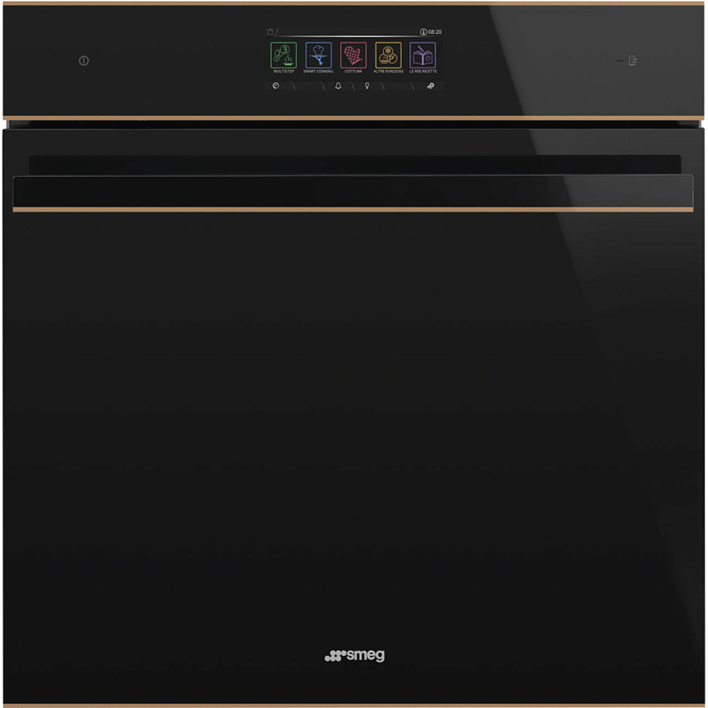 SMEG SO6606WAPNR Многофункциональный духовой шкаф с технологией Multitech и SmegConnect, чёрное стек