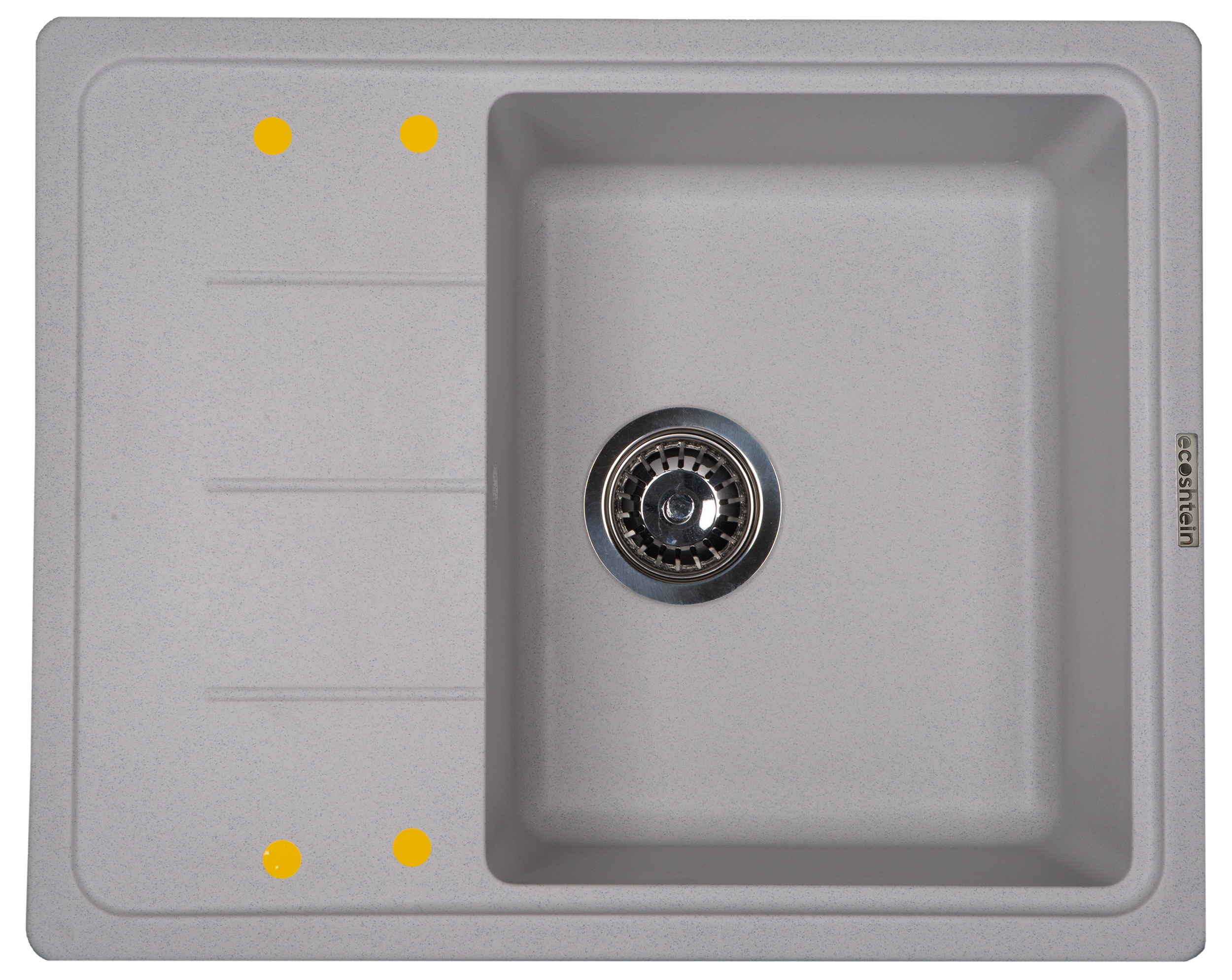 ECOSHTEIN RECHTECK 620 кухонная мойка серый