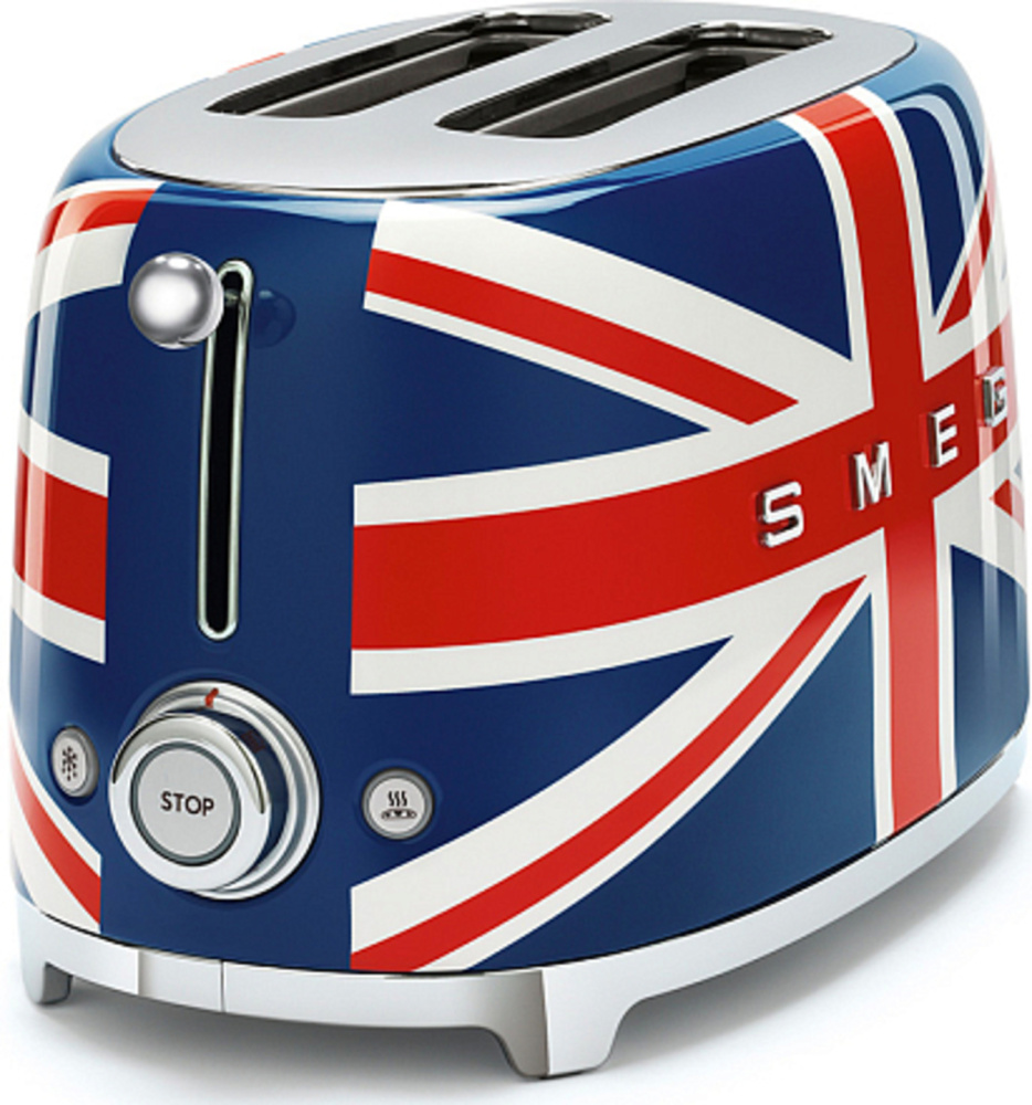 SMEG TSF01UJEU тостер на 2 ломтика британский флаг наша выставка
