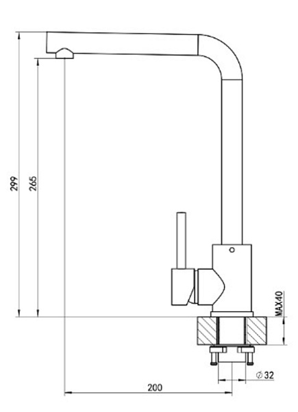 FLORENTINA ФАБИО FL смеситель жасмин