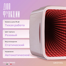 MEYVEL MD-04C3P-RGB холодильник для косметики розовый