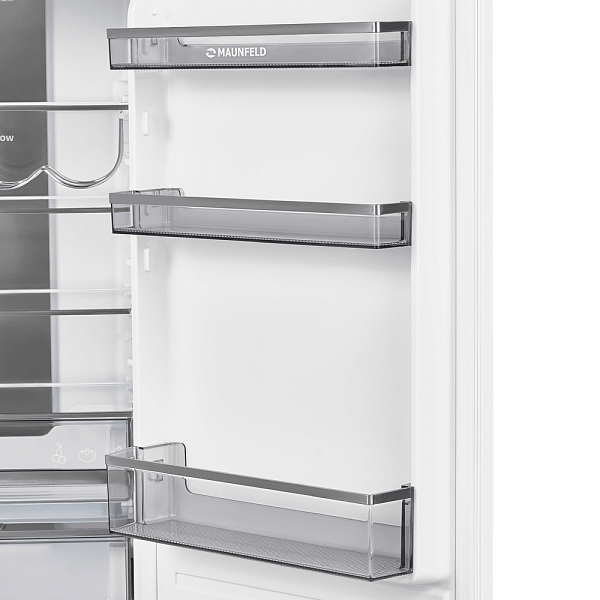 MAUNFELD MBF177NFWHGR Inverter холодильник белый