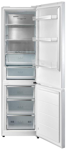 KORTING KNFC 62029 W холодильник белый