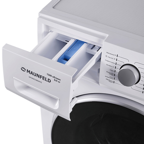 MAUNFELD MFWM1586WHS стиральная машина белый