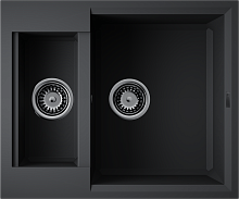 OMOIKIRI SAKAIME 60-2-BL мойка черный