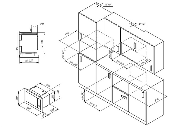 KUPPERSBERG HMW 625 B микроволновая печь черный