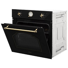 HIBERG VM 6382 BR духовой шкаф черный