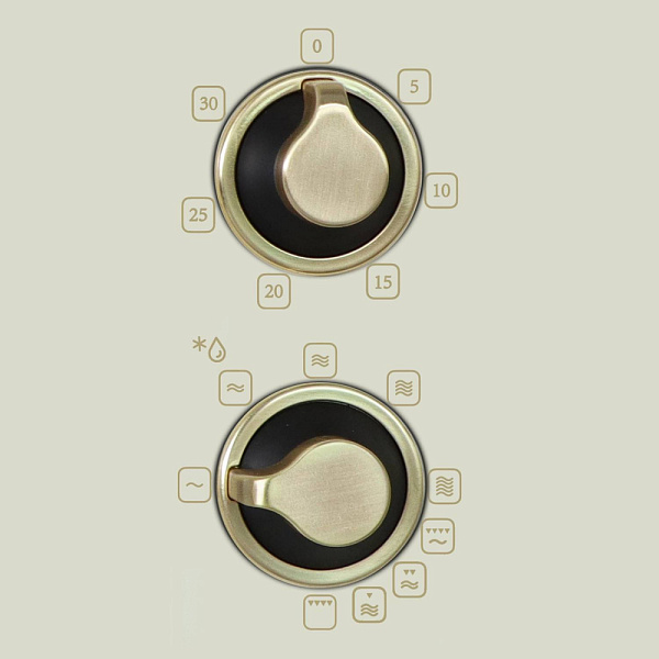 KORTING KMI 820 RGB микроволновая печь слоновая кость/золото