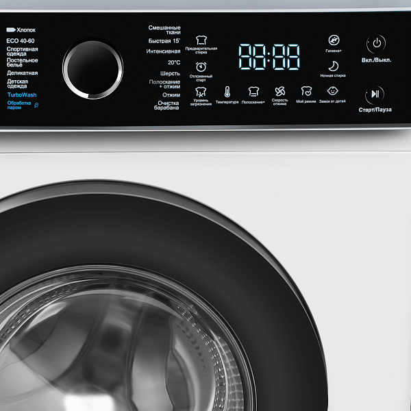 MAUNFELD MFWM106IWHT стиральная машина белый