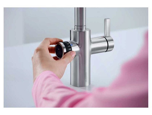 BLANCO EVOL-S Volume UltraResist L смеситель нержавеющая сталь