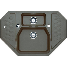ALVEUS GRANITAL+ SENSUAL 60 CHOCOLATE-G03M шоколад мойка 1108257