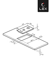 LEX GVG 323A BBL варочная панель черный