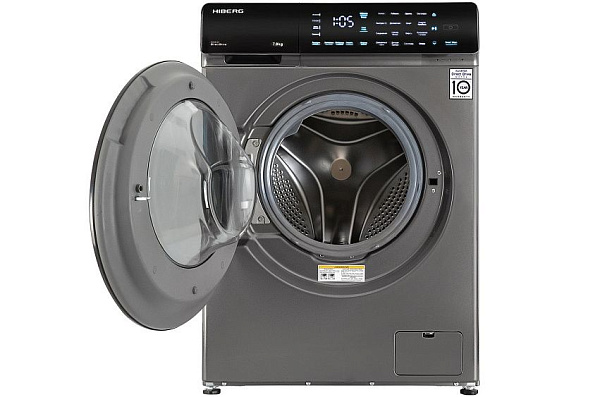 HIBERG i-DDQ9 - 712 Sd стиральная машина серебристый
