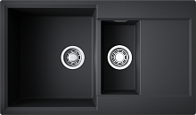 OMOIKIRI DAISEN 86-2-BL мойка черный