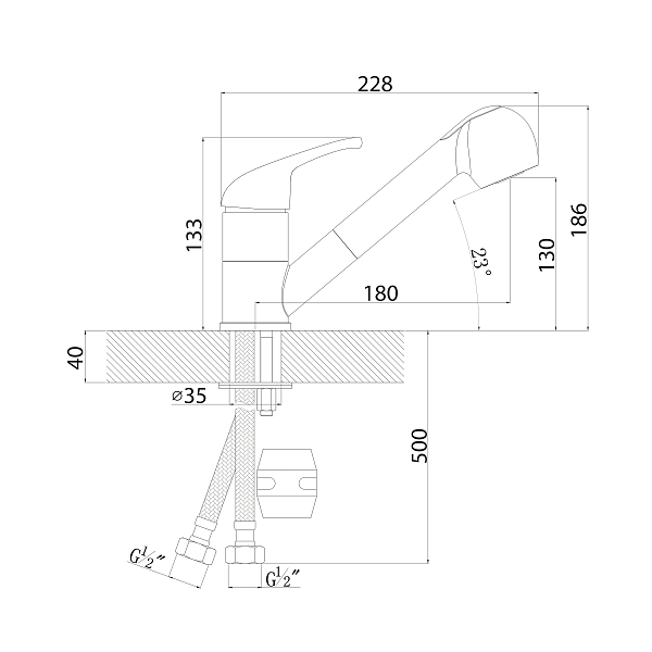 FLORENTINA СИГМА FL смеситель монблан