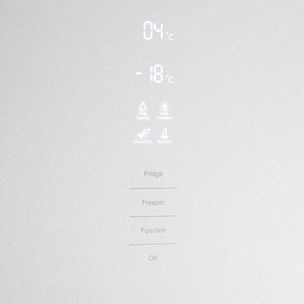 MAUNFELD MFF1857NFW холодильник белый