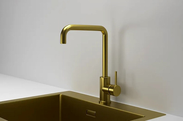 GRANULA KS-7110 смеситель золото сатин