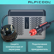 ALPICOOL C9 (12/24) автохолодильник серый
