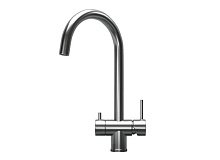 GRANULA KS-7104 смеситель сталь сатин