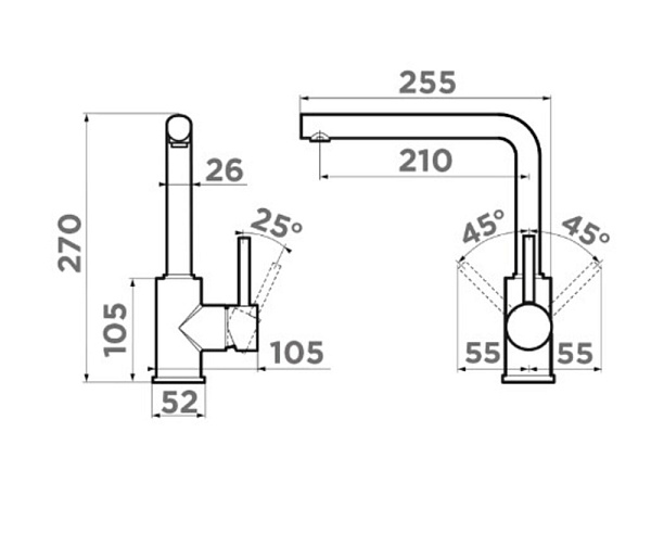 OMOIKIRI NAKAGAWA-LG смеситель золотой