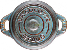STAUB 40512-000 кокот 10 см бирюзовый
