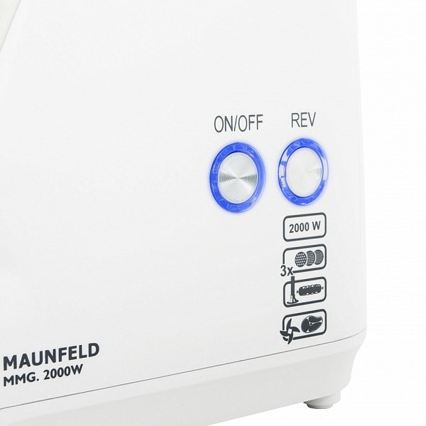 MAUNFELD MMG.2000W мясорубка белый