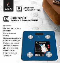 LEX LXBS 9012 напольные весы серый