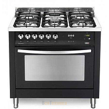 LOFRA PNMG96GVT/C варочный центр черный отделка хром