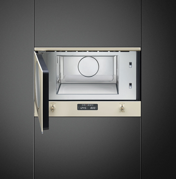SMEG MP822NPO микроволновая печь бежевый