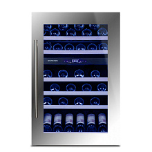 DUNAVOX DX-57.146DSK винный шкаф нержавеющая сталь