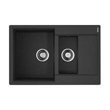 OMOIKIRI DAISEN 78-2T BL мойка черный