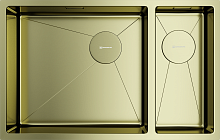 OMOIKIRI TAKI 69-2-U/IF-LG-L Side мойка золотой
