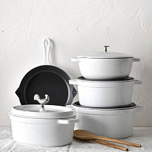 STAUB 40509-346 ручка для кокотов "Петух" серебристый