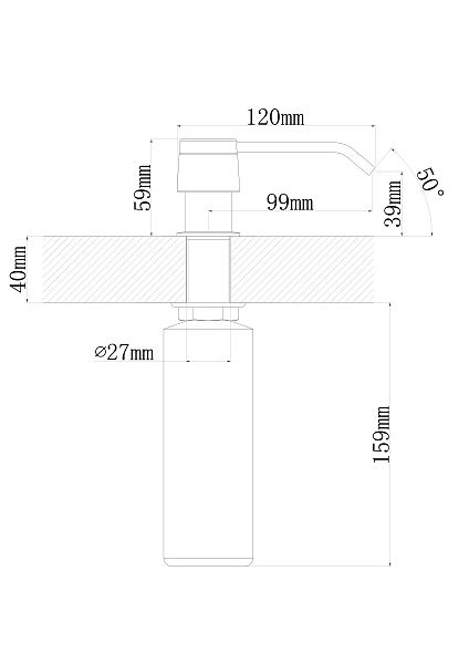 FLORENTINA РОНДО FL дозатор брауни