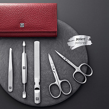 ZWILLING INOX маникюрный набор 5 пр. красный
